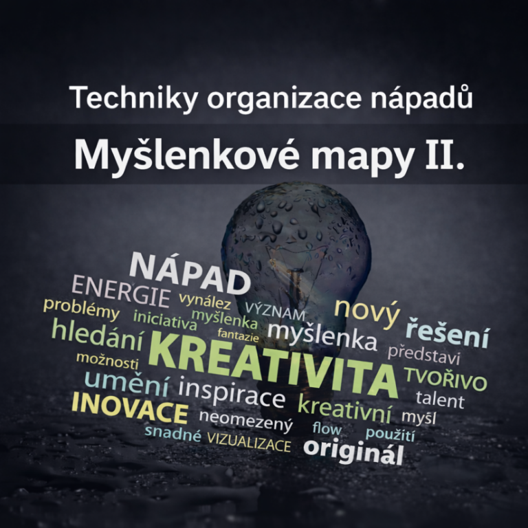 Lze kreativitu řídit? – 5.díl – Myšlenkové mapy II.