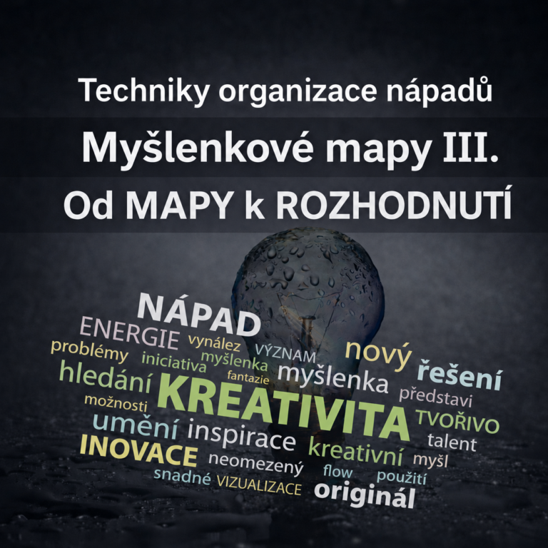 Lze kreativitu řídit? – 6.díl – Myšlenkové mapy III.